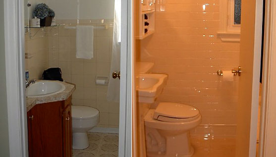 luxurious spa bathroom